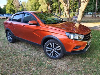 2019 Lada (ВАЗ) Vesta Cross I, оранжевый, 890000 рублей, вид 1