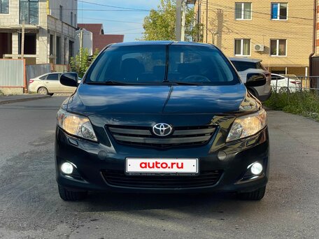 2008 Toyota Corolla X (E140, E150), чёрный, 689000 рублей, вид 1