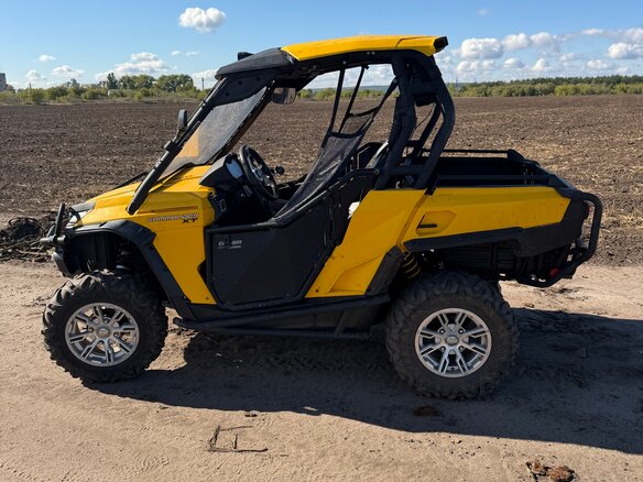 2012 BRP Can-Am Commander 1000, жёлтый, 960000 рублей - вид 7