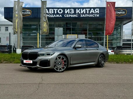 2019 BMW 7 серии 750d xDrive VI (G11/G12) Рестайлинг, серый, 6300000 рублей, вид 2