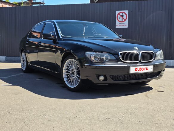 2005 BMW 7 серии 750Li IV (E65/E66) Рестайлинг, чёрный