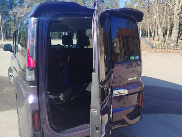 2015 Honda Stepwgn Spada V, фиолетовый, 1825000 рублей - вид 5