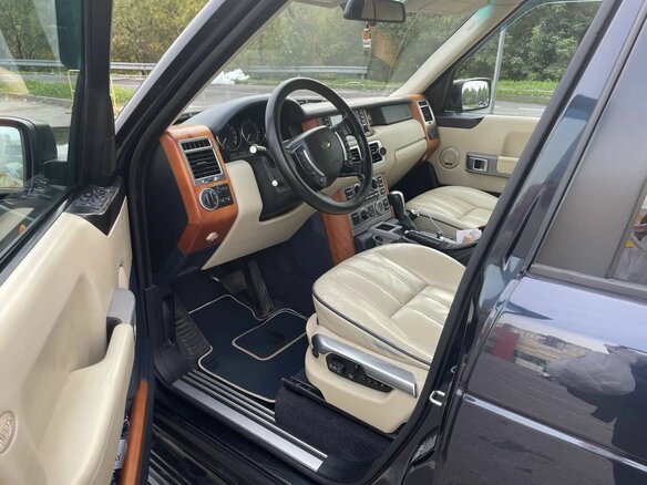 2005 Land Rover Range Rover III, синий, 720000 рублей - вид 6