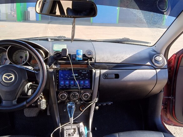 2008 Mazda 3 I (BK) Рестайлинг, красный, 800000 рублей - вид 7