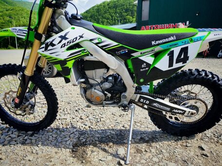 2023 Kawasaki KX 450, зелёный, 500000 рублей, вид 3