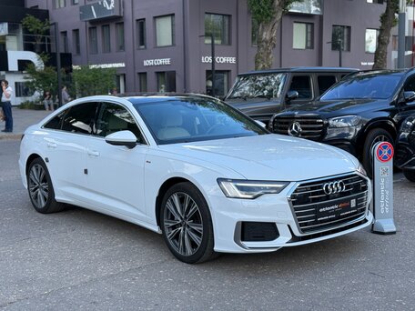 2023 Audi A6 45 TDI V (C8), зелёный, 6320000 рублей, вид 3
