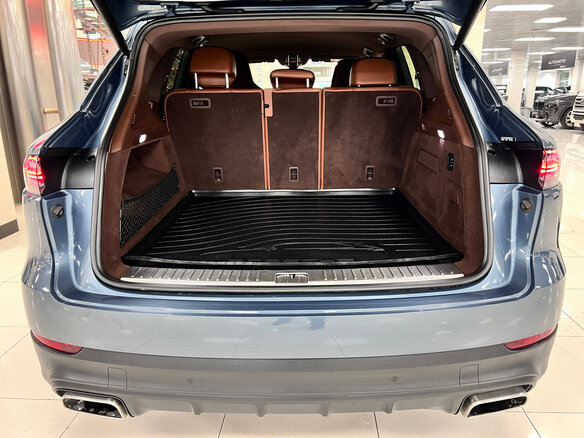 2018 Porsche Cayenne III, голубой - вид 29