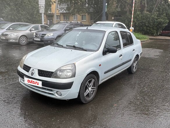 2002 Renault Symbol I Рестайлинг, голубой, 185000 рублей