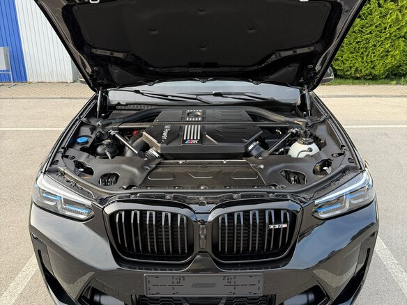 2023 BMW X3 M Competition I (F97) Рестайлинг, чёрный - вид 3
