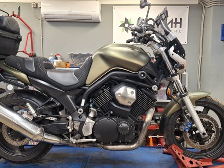 2005 Yamaha BT1100 Bulldog, зелёный, 470000 рублей, вид 4