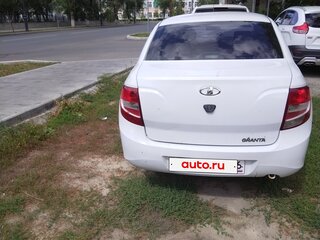 2013 Lada (ВАЗ) Granta I, белый, 350000 рублей, вид 4