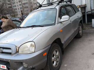 2005 Hyundai Santa Fe I, серебристый, 400000 рублей, вид 1