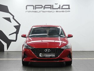 2021 Hyundai Solaris II Рестайлинг, красный, 2009900 рублей, вид 2