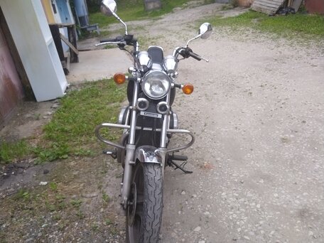 1987 Kawasaki VN750 Vulcan, чёрный, 350000 рублей, вид 3