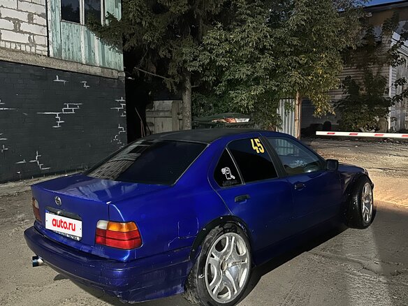1993 BMW 3 серии 316i III (E36), синий, 210000 рублей - вид 3