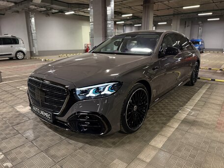 2026 Mercedes-Benz S-Класс 450 d Long 4MATIC VII (W223) Рестайлинг, серый, 30000000 рублей, вид 3