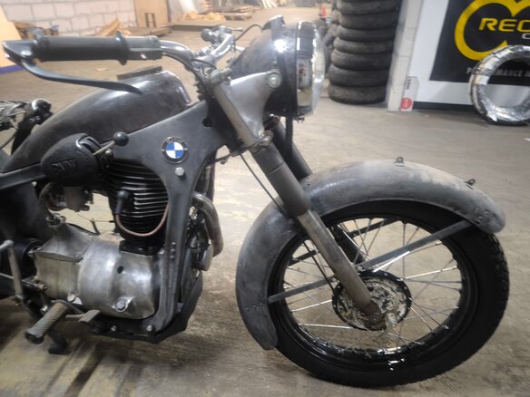 1951 BMW R 35, чёрный, 350000 рублей - вид 6