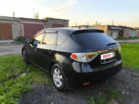2008 Subaru Impreza III, чёрный - вид 4