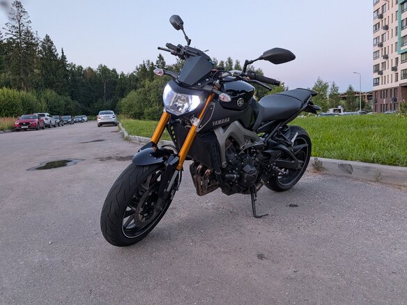 2015 Yamaha MT-09 (FZ-09), фиолетовый, 680000 рублей - вид 5