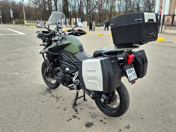 2013 Triumph Tiger Explorer, зелёный, 800000 рублей - вид 6