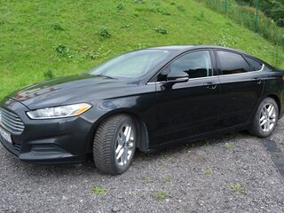 2013 Ford Fusion (North America) II, чёрный, 1070000 рублей, вид 2