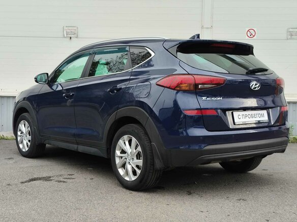 2019 Hyundai Tucson III Рестайлинг, синий - вид 4