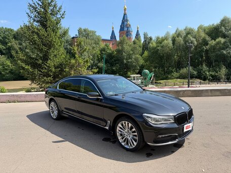 2017 BMW 7 серии Long 750Ld xDrive VI (G11/G12), чёрный, 3530000 рублей, вид 2