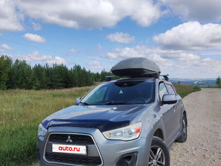 2013 Mitsubishi ASX I Рестайлинг, серый, 907000 рублей, вид 1