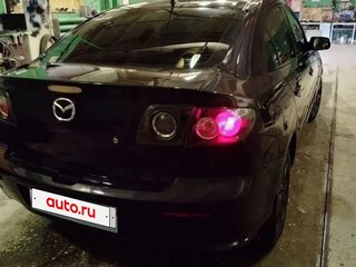 2007 Mazda 3 I (BK) Рестайлинг, чёрный, 380000 рублей, вид 3
