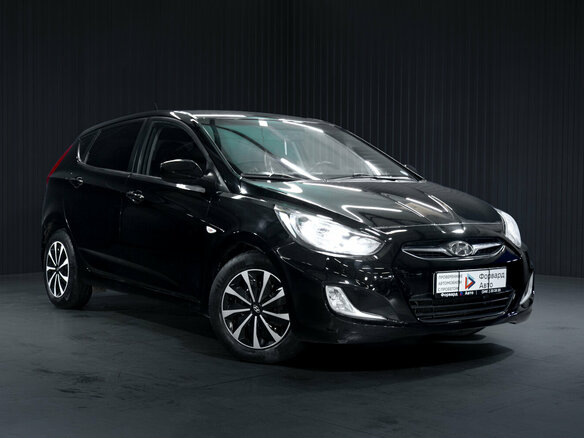 2012 Hyundai Solaris I, чёрный, 790000 рублей