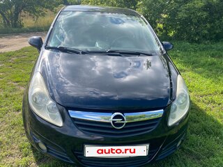 2007 Opel Corsa D, чёрный, 410000 рублей, вид 1