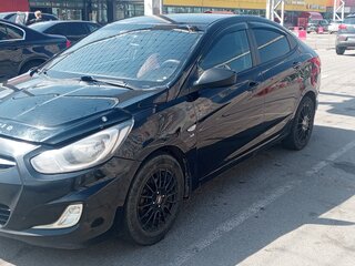 2014 Hyundai Solaris I, чёрный, 820000 рублей, вид 1