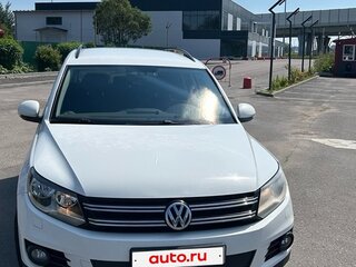 2014 Volkswagen Tiguan I Рестайлинг, белый, 1450000 рублей, вид 2