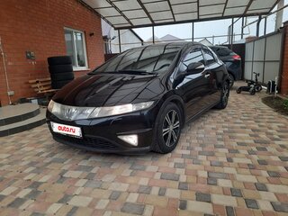 2007 Honda Civic VIII, чёрный, 675000 рублей, вид 1