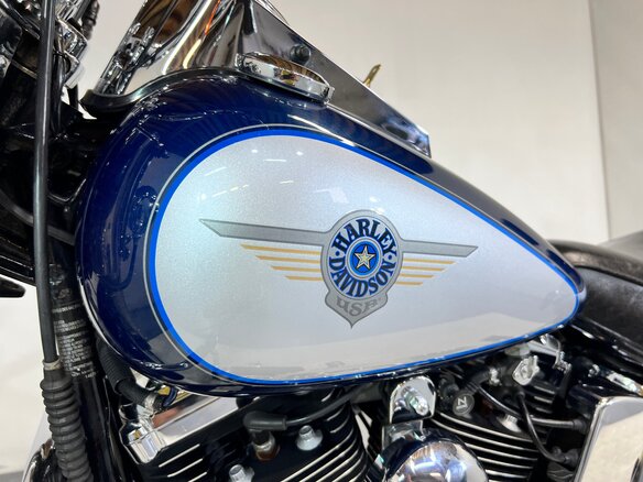 1999 Harley-Davidson Fat Boy, синий, 780000 рублей - вид 16