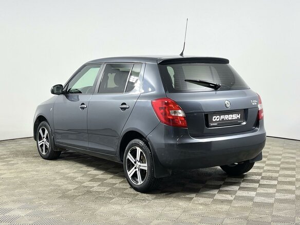 2010 Skoda Fabia II Рестайлинг, серый - вид 1