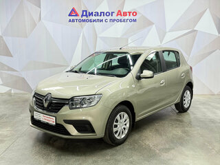 2020 Renault Sandero II Рестайлинг, бежевый, 995000 рублей, вид 1