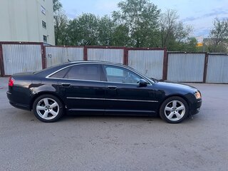 2007 Audi A8 II (D3) Рестайлинг 2, чёрный, 1350000 рублей, вид 4