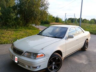 1998 Toyota Mark II VIII (X100), серебристый, 970000 рублей, вид 1