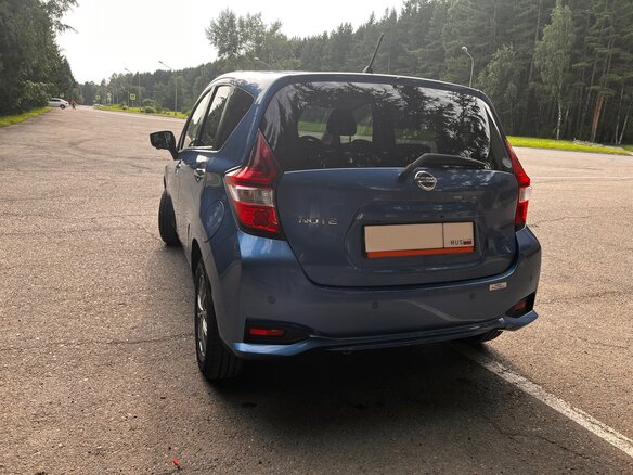 2018 Nissan Note II Рестайлинг, синий, 1000000 рублей - вид 4