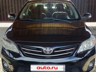 2010 Toyota Corolla X (E140, E150) Рестайлинг, чёрный, 950000 рублей, вид 1