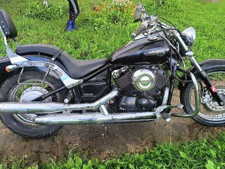 1998 Yamaha XVS400 Drag Star, чёрный, 320000 рублей, вид 2