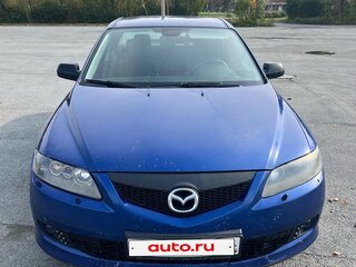 2006 Mazda 6 I (GG) Рестайлинг, синий, 300000 рублей, вид 2