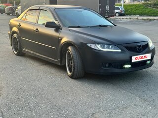 2007 Mazda 6 I (GG) Рестайлинг, чёрный, 560000 рублей, вид 3