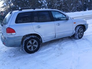 2004 Hyundai Santa Fe I, серебристый, 550000 рублей, вид 2