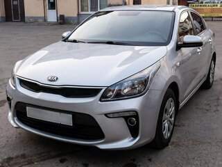 2017 Kia Rio IV, серебристый, 1320000 рублей, вид 1