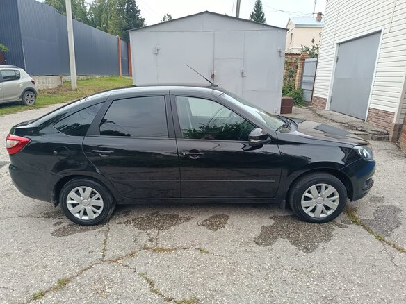 2023 Lada (ВАЗ) Granta I Рестайлинг, чёрный, 650000 рублей - вид 2