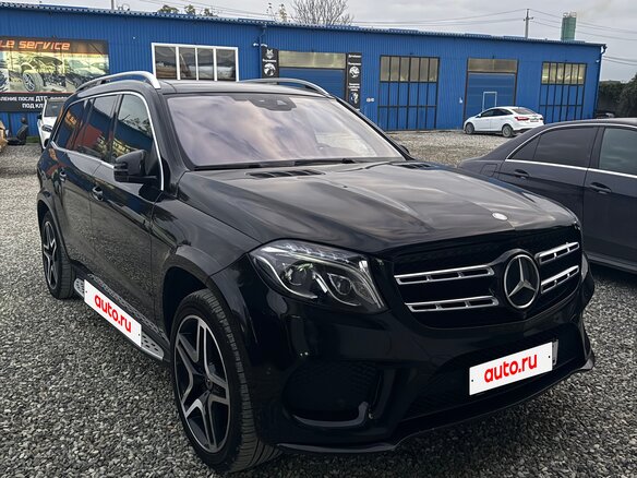 2017 Mercedes-Benz GLS 400 I (X166), чёрный, 3400000 рублей - вид 1