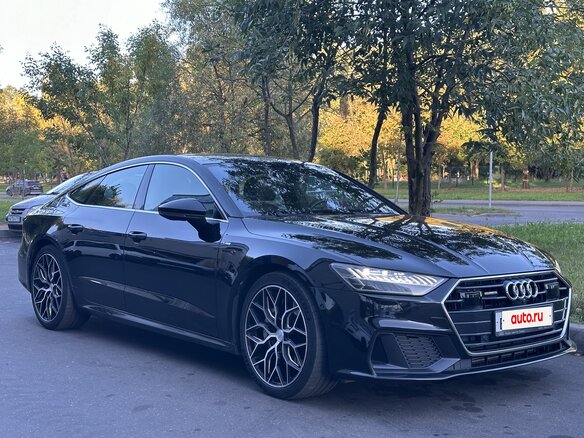 2019 Audi A7 55 TFSI II (4K), чёрный, 4750000 рублей