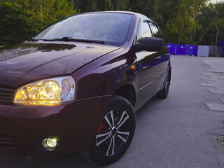 2011 Lada (ВАЗ) Kalina I, пурпурный, 370000 рублей, вид 4